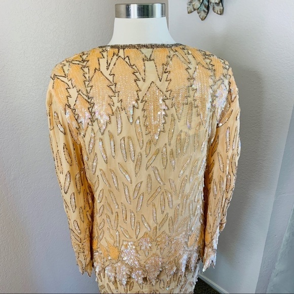 Vintage New Old Stock With Tags JAGSWEAR  100% Silk Dress Jacket - Picture 11 of 16